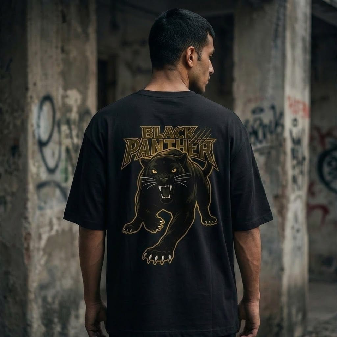 Black panther unisex oversized Tshirts