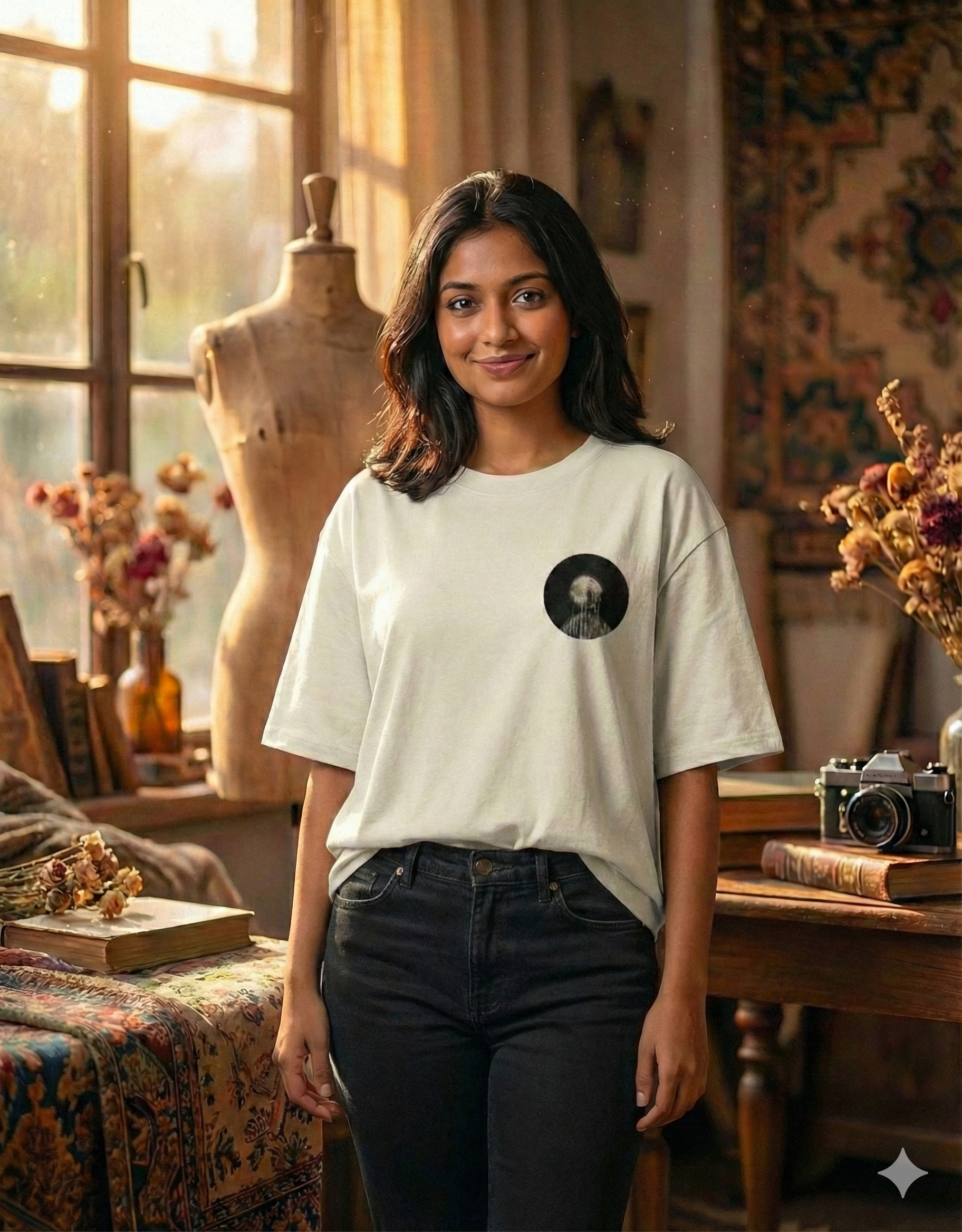 melting skull | Unisex Oversized Classic T-Shirt