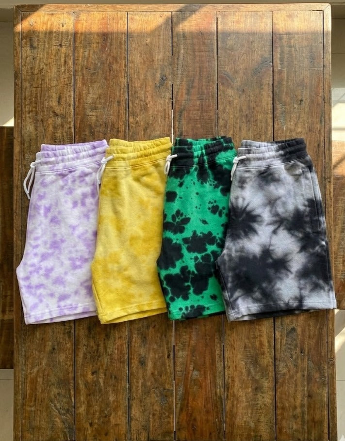 Color Chaos Tie-Dye Shorts