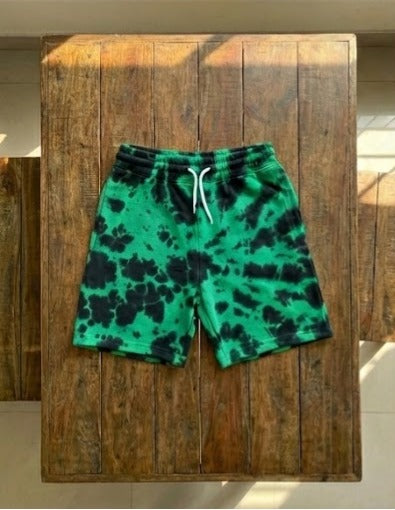 Color Chaos Tie-Dye Shorts